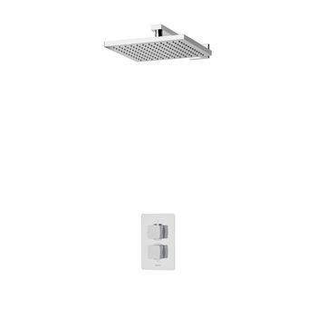 Aqualisa Dream DRMDCV1.FW.SQR Concealed Thermostatic Mixer Single Outlet With Wall Fixed Head - Square