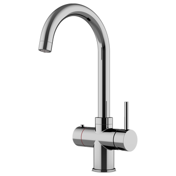 Calmag DWFK-CALHWT-CP-SWAN 3in1 Swan Neck Boiling Water Tap Chrome
