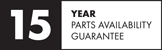 15 Year hansgrohe Parts Guarantee